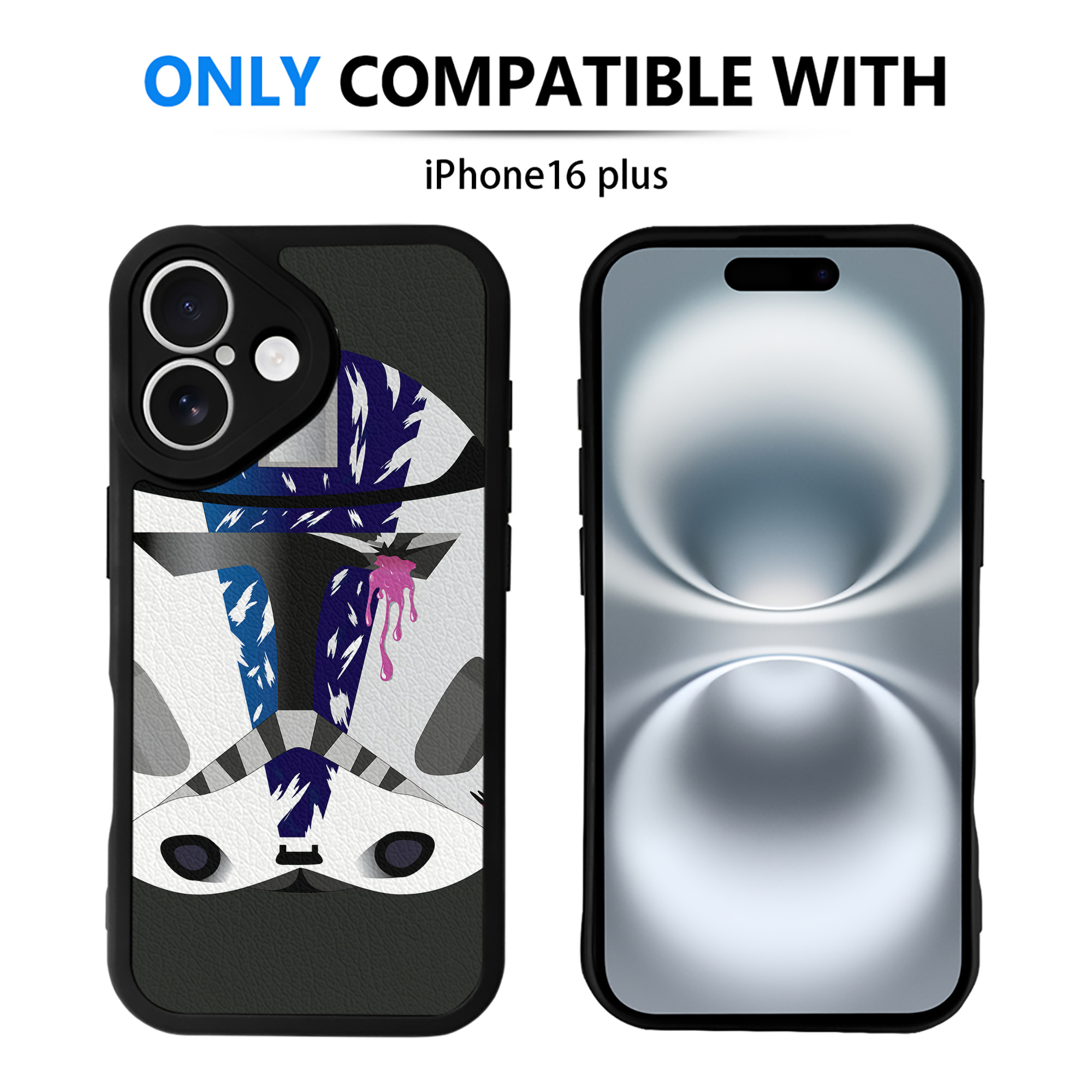 （画像用） スター・ウォーズ Star Wars 【iPhone 16シリーズ対応】シリコンスマホケース（レザー調） 材質：シリコン
